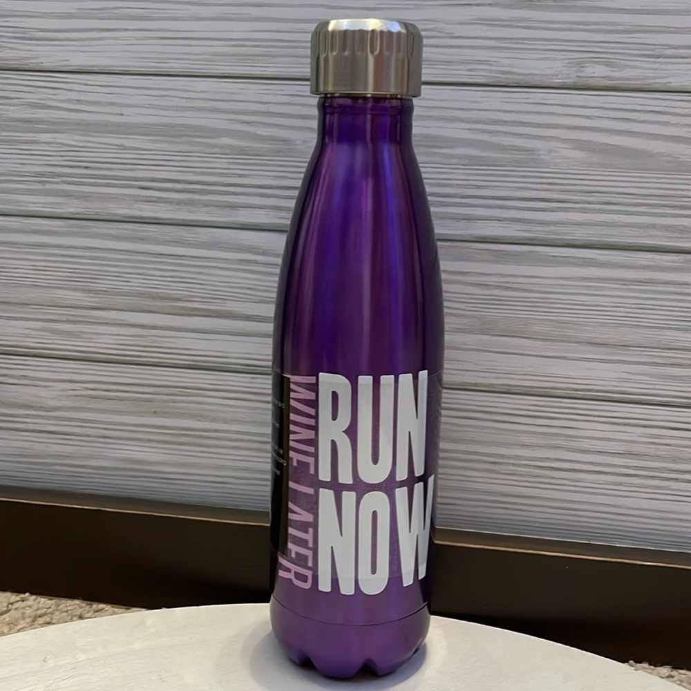 🔥 SALE PURPLE STAINLESS STEEL WATER BOTTLE  17oz